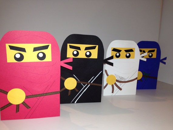 Ninjago gift bags, ninjago party, ninjago birthday, Ninjago party bags, Ninjago party decorations, ninjago birthday bags Il_570xn