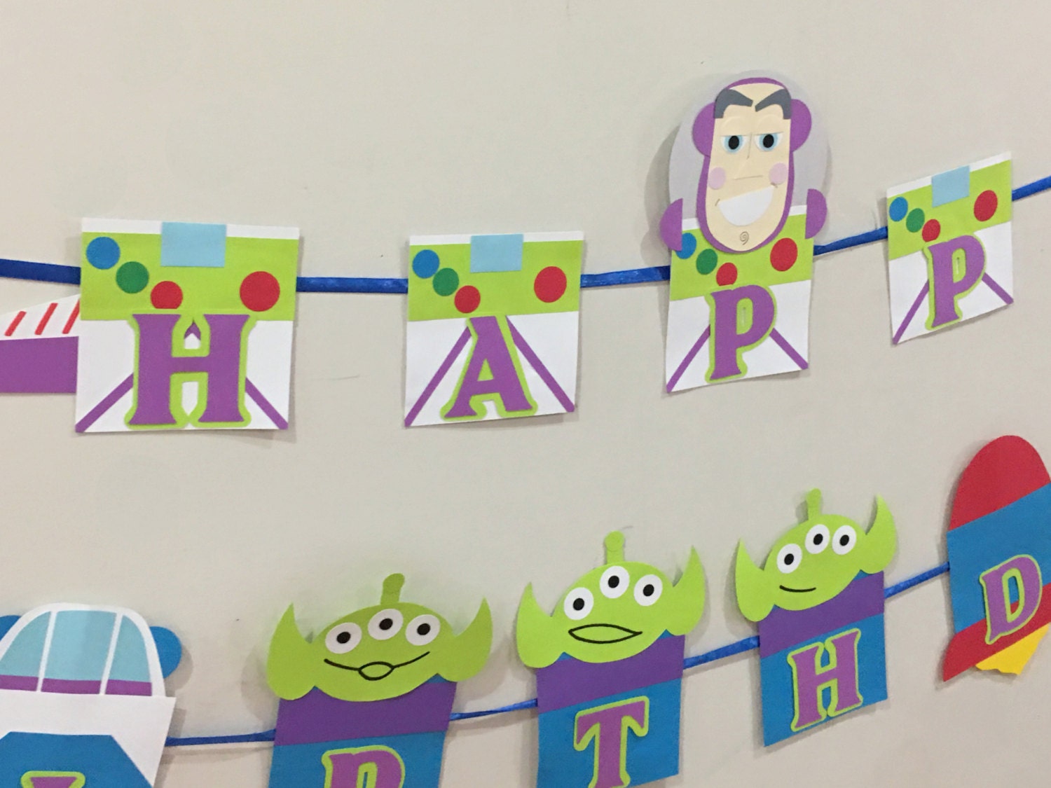 Buzz lightyear party decorations Buzz lightyear banner Buzz Etsy