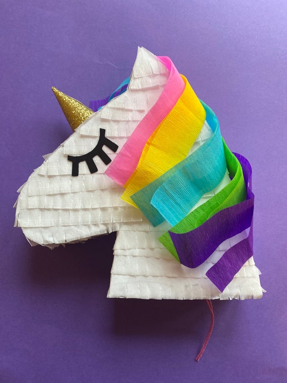 Unicorn Mini Piñata (1), magical party, girl birthday, unicorn gifts, unicorn party, unicorn gift box, unicorn party favors, unicorn supply Il_570xn