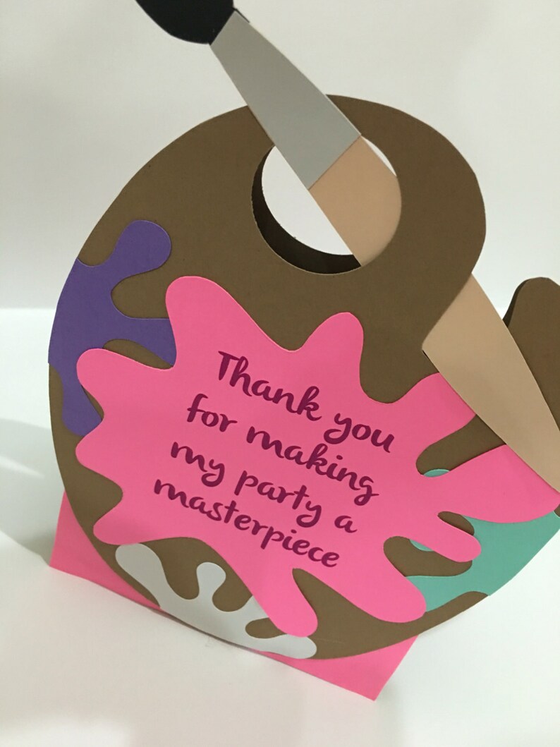 Art party decorations Art theme party art theme bags bags Etsy