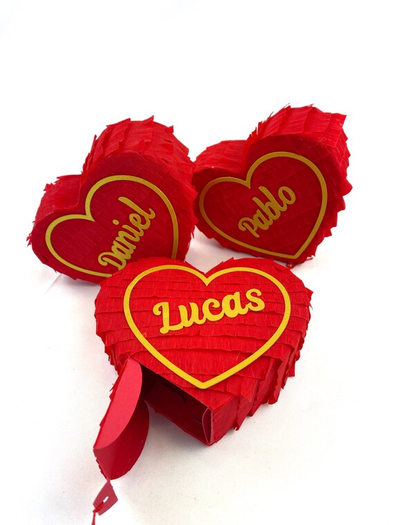 Heart mini Piñata (1), bridesmaid box, Valentine’s Day decorations, galentine’s day party favor, engagement party favor, bridesmaid proposal Il_570xn
