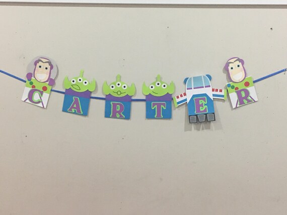 Buzz Lightyear Party Decorations Buzz Lightyear Banner Buzz Etsy