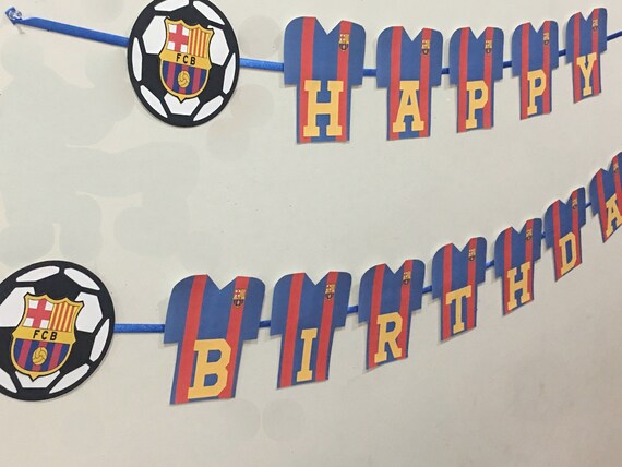 Barcelona soccer team party, Barcelona soccer team birthday, Barcelona soccer party, Barcelona soccer birthday, Barcelona soccer theme Il_570xn