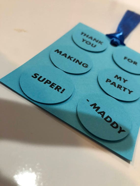 building blocks thank you tags, 3D building blocks, 3D thank you tags,blocks tags, blocks favor tags, birthday name tags, favor tags Il_570xn