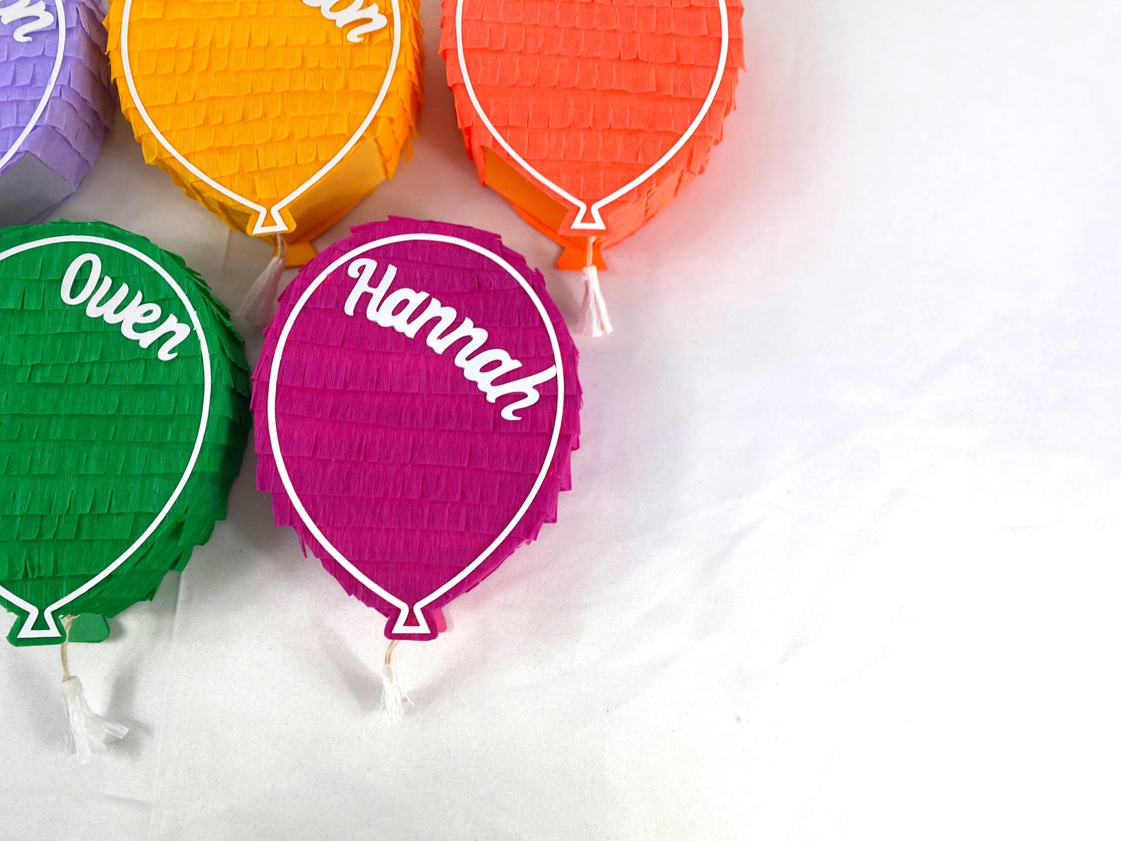 Globo tiny Piñatas 5 globo Piñata favores individuales Etsy