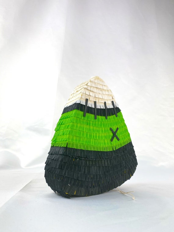 Candy corn Frankenstein Mini Piñata (1), halloween, halloween decorations, gift, spooky gift, kid friendly Halloween, trick or treat Il_570xn