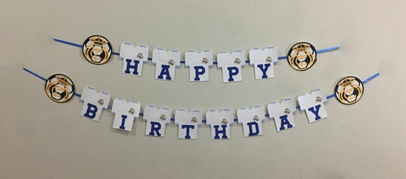 Real Madrid Party Real Madrid Birthday Decoration Real Madrid