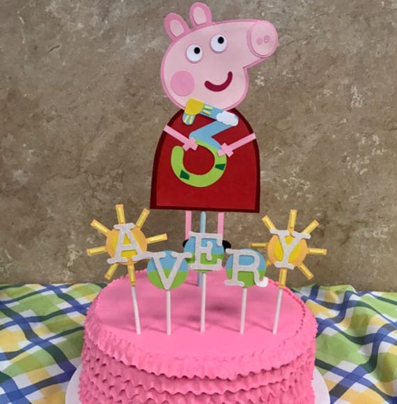 Peppa Pig Party Decorations Peppa Pig Birthday Peppa Pig Etsy