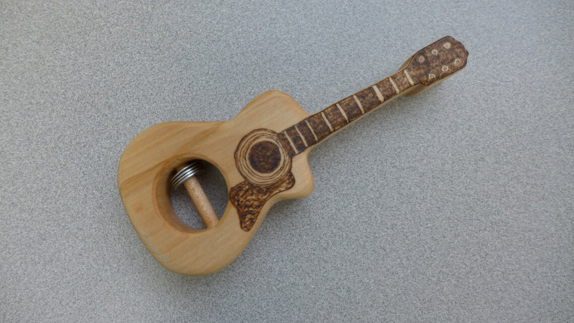 Acoustic Guitar Rattle Taylor Guitarmusic Lover Giftmaple Etsy
