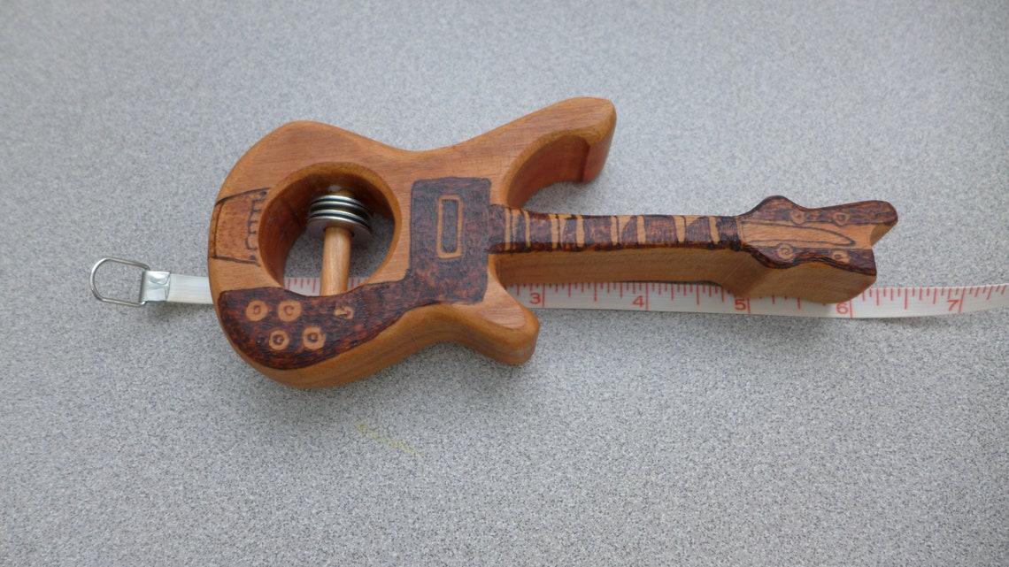 Guitar Rattle Rocker Baby Motorheadrickenbackercherry Wood Etsy