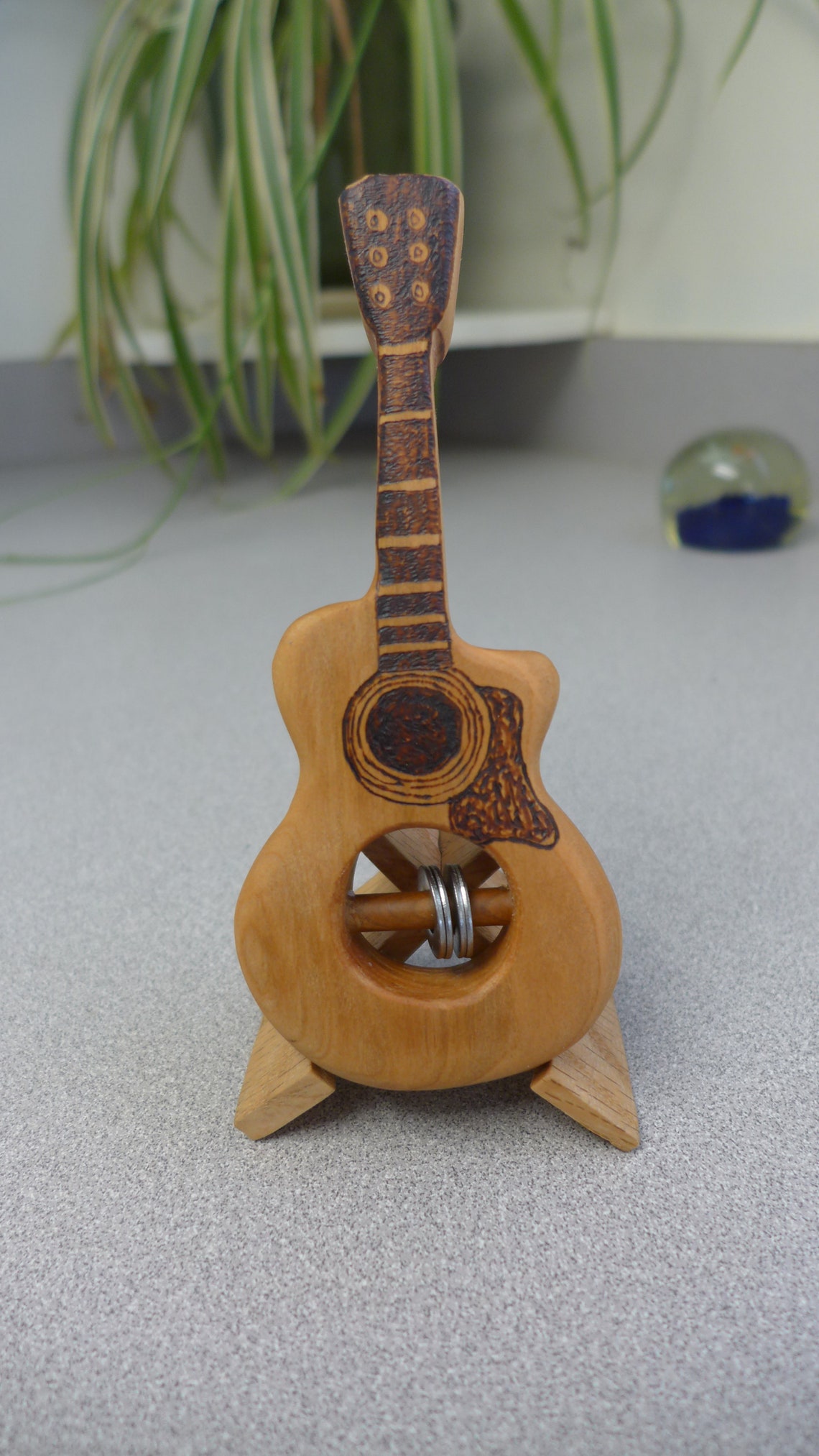 Acoustic Guitar Rattle Taylor Guitarmusic Lover Giftmaple Etsy