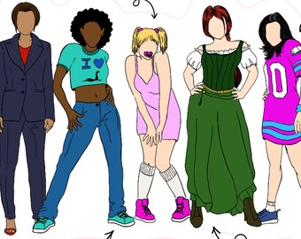 Book Trope Spice Girls Sticker – Clear
