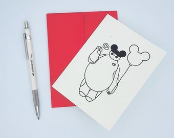 Baymax Greeting Card