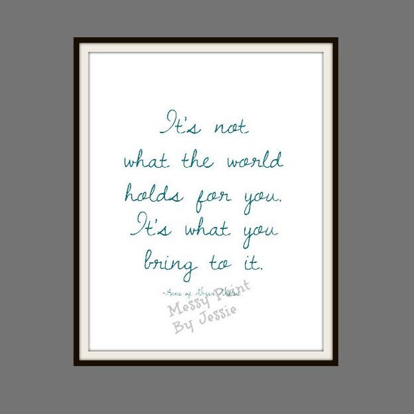 Cita de Anne de Green Gables