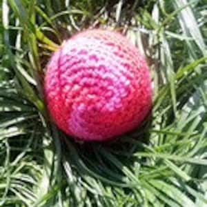 Guaranteed stable crocheted juggling balls for professionals and beginners/ Hacky sack red