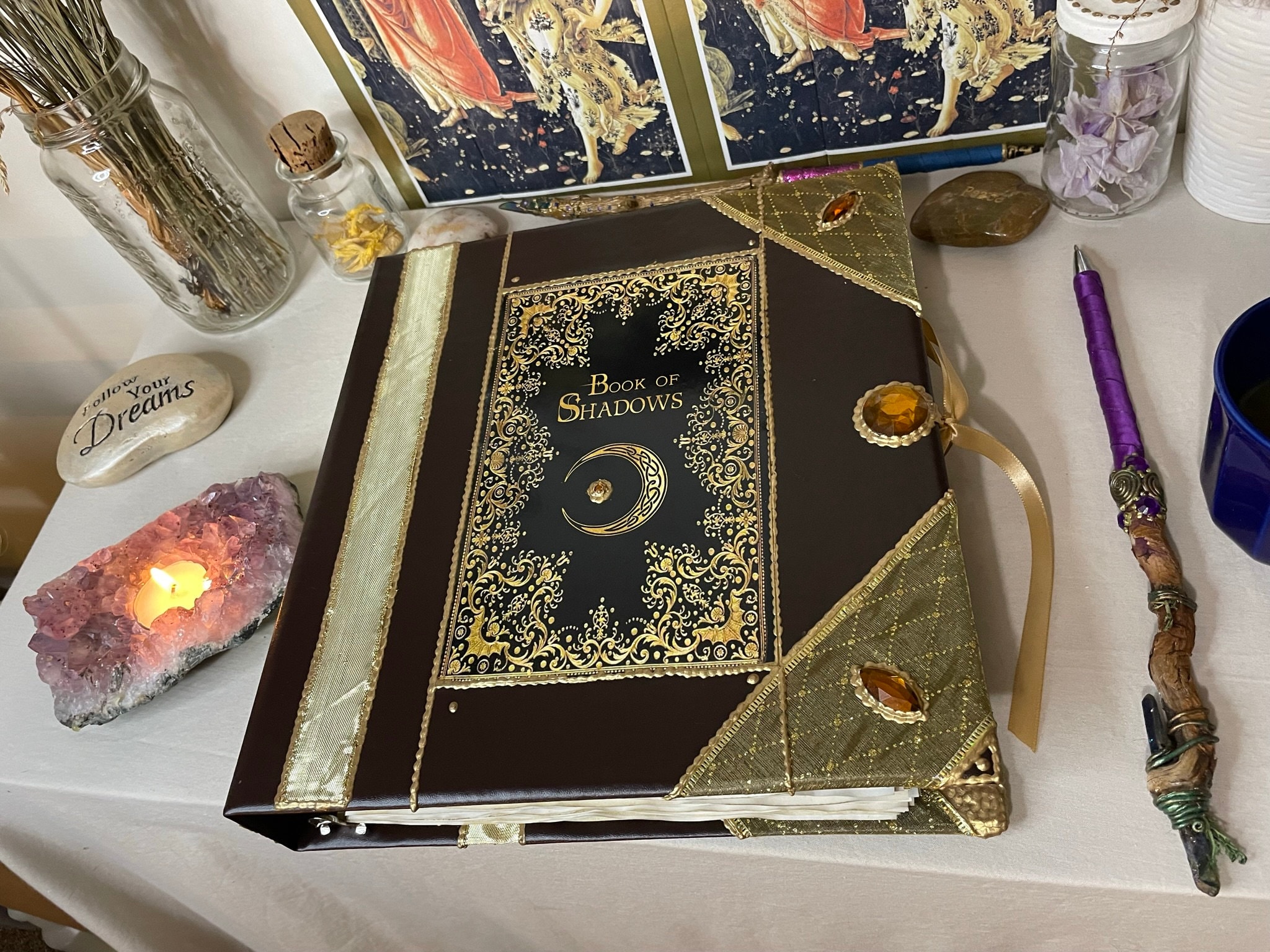 Missionaris Doorbraak Nachtvlek Book of Shadows Binder / Witchcraft Spellbook / Vintage Style - Etsy Missionaris Doorbraak Nachtvlek Book of Shadows Binder / Witchcraft Spellbook / Vintage Style - Etsy