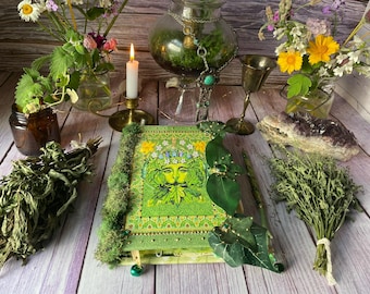 Green Man / Pan Junk Journal (pieza única)
