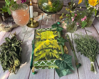 Green Man / Pan Junk Journal (pieza única)