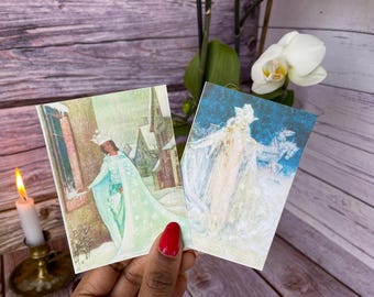 Snow Queen Ephemera Kit: 29 Printable Junk Journal Cards (Digital Download)