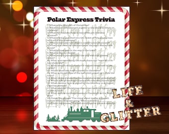 Polar Express Trivia Christmas Movie 