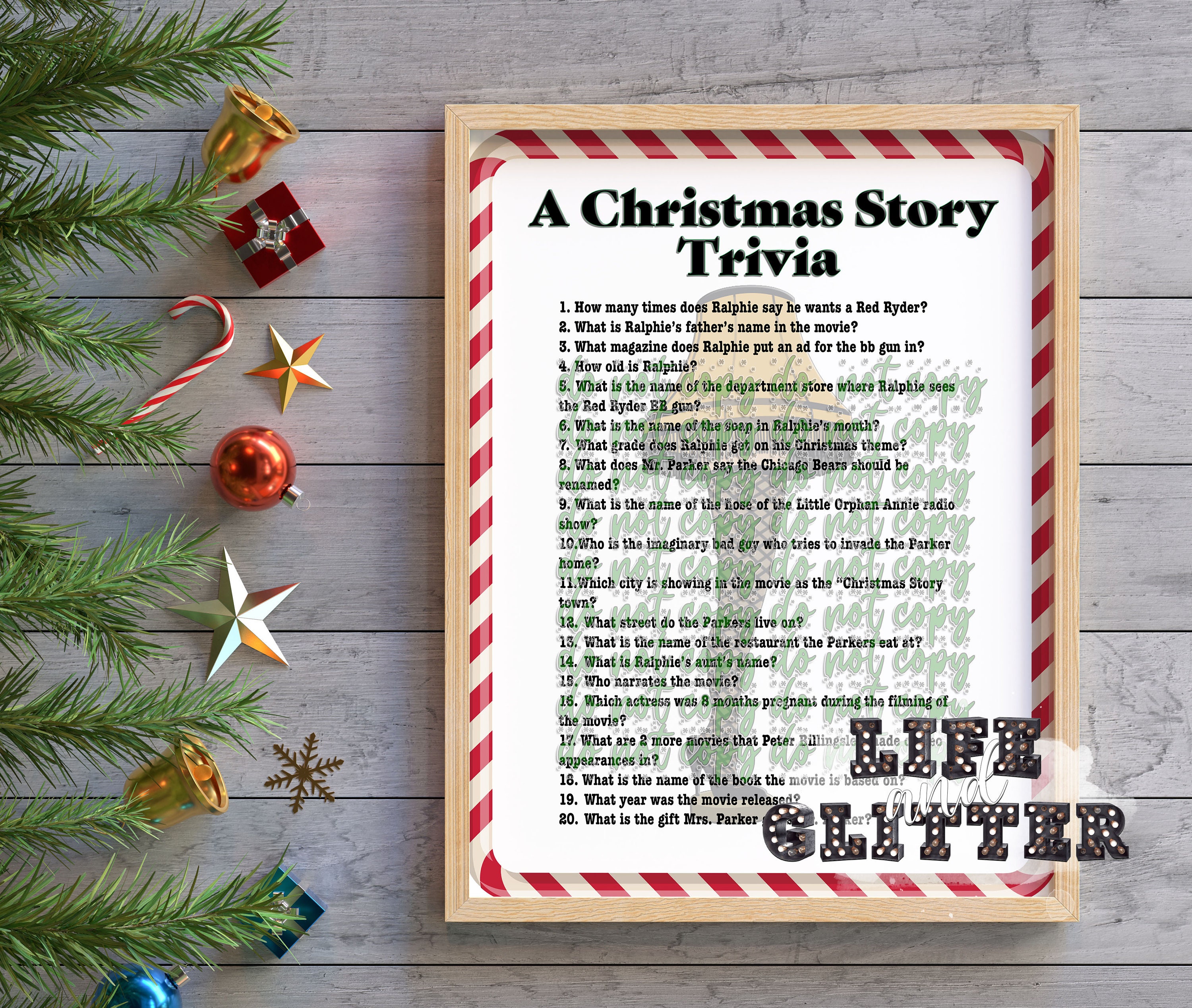 A Christmas Story 2nd Installment Family Game Movie Trivia - Etsy