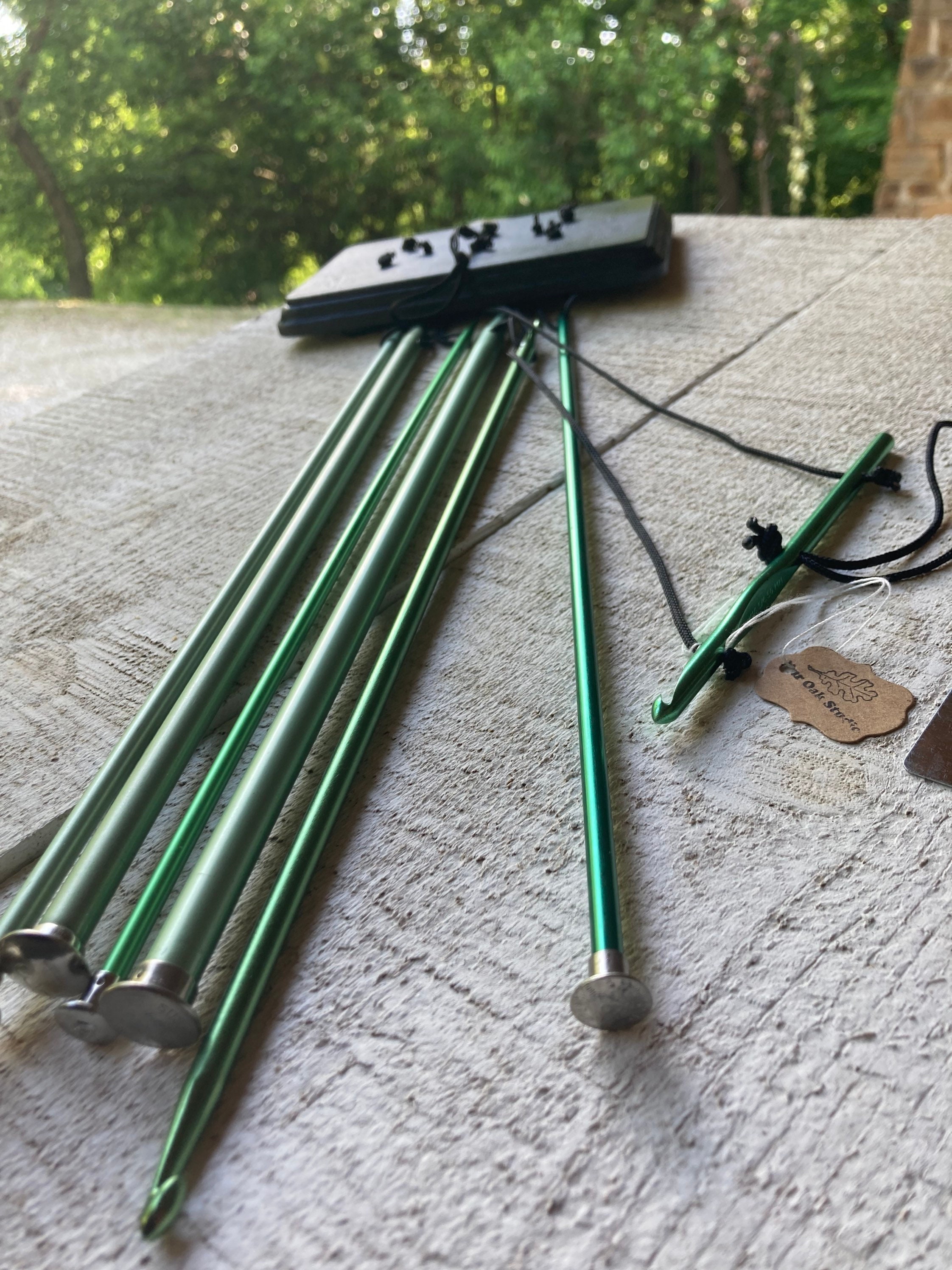 Knitting Needle & Crochet Hook Wind Chime Handmade Unique Etsy UK