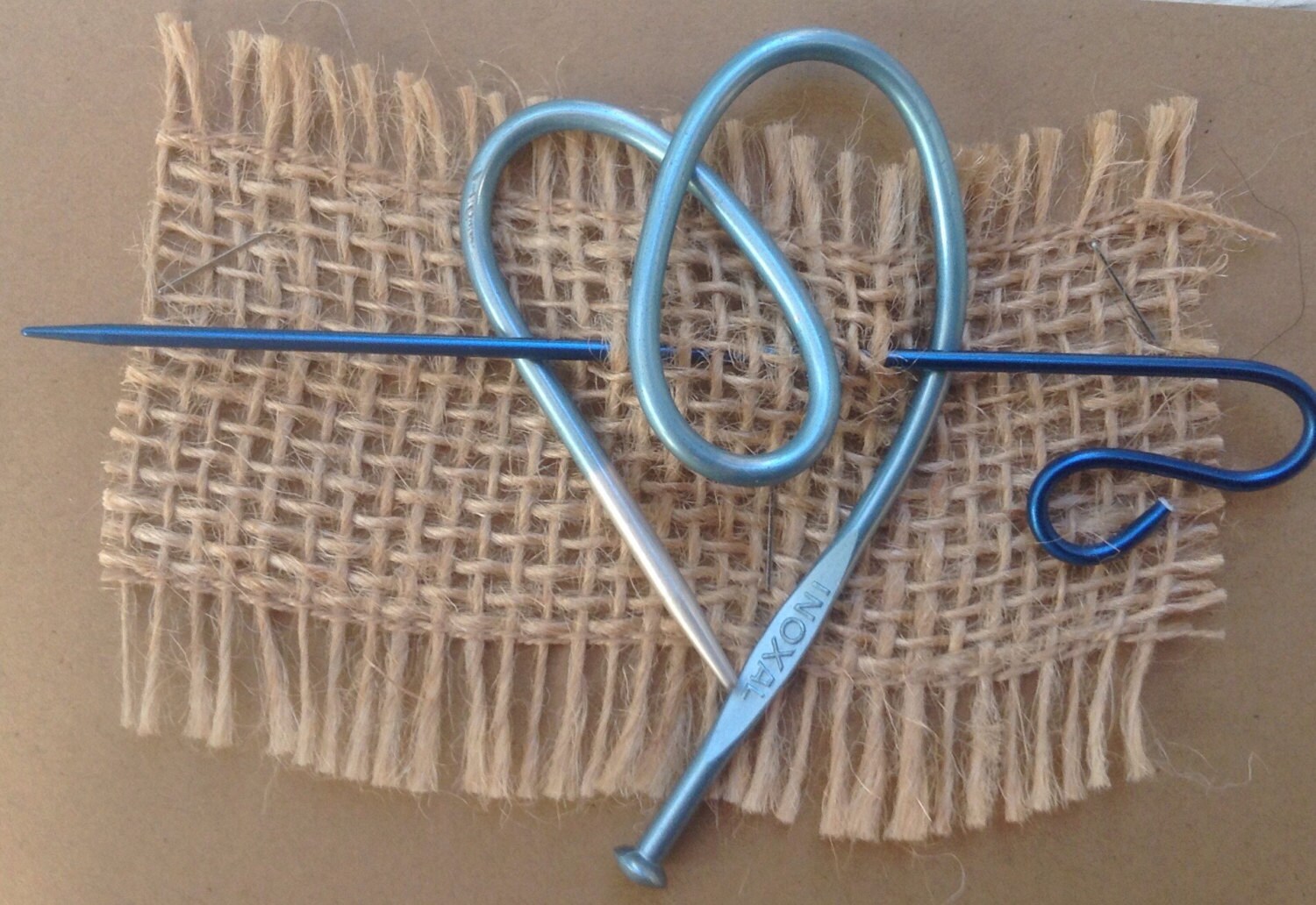 Knitting needle and double point needle shawl pins