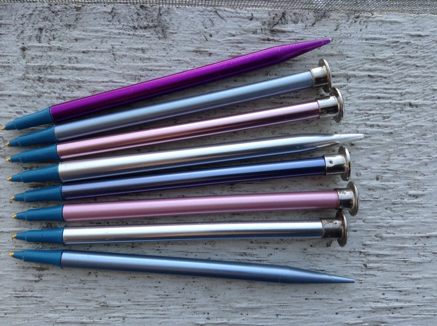 Knitting needle pens Etsy