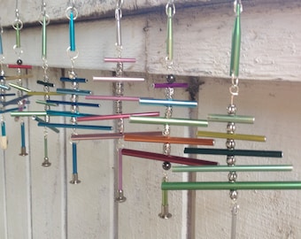 Ornament- Recycled Knitting Needles, handmade, One-of-a-Kind, custom available