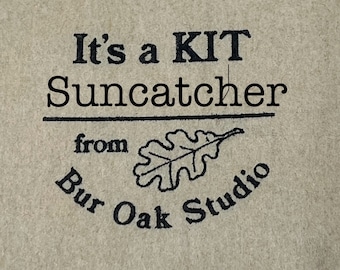DIY KIT Suncatcher, Recycled Knitting Needle