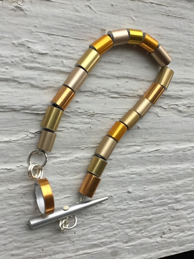 Knitting Needle Jewelry Bracelet Long Bead Etsy