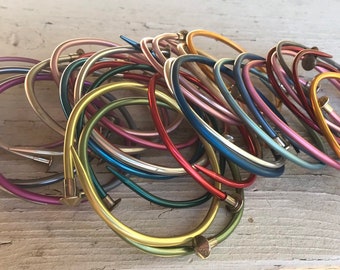 Bracelets, Recycled Knitting Needles, set of 3, bangles