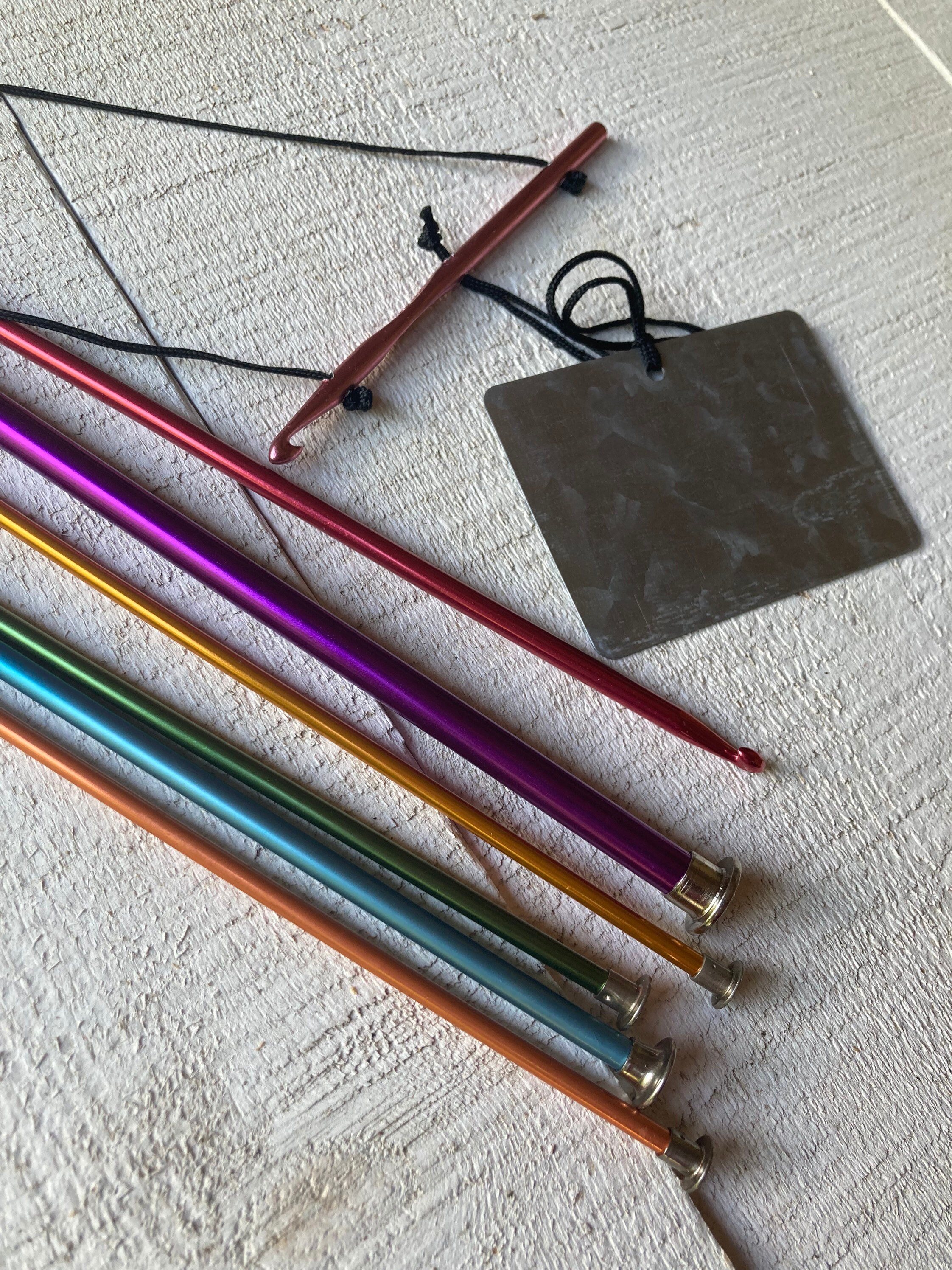 Knitting Needle & Crochet Hook Wind Chime Handmade Unique Etsy UK