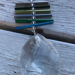 Suncatcher, Recycled Crochet & Knitting Crystals, Each Unique, Hand Made image 6