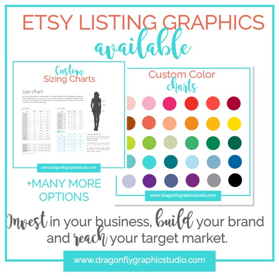 Etsy Size Chart