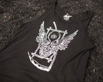 Pyramid Oracle Bamboo Tank Top ~ Sacred Geometry Shirt Tank Top ~ Geometric Tank top ~ Spiritual shirt ~ Meditation Yoga T shirt