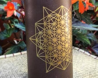 64 star tetrahedron Sacred geometry decal sticker 5.25&quot; x 4.75&quot; ~ sacred geometry car decal, spiritual stickers,