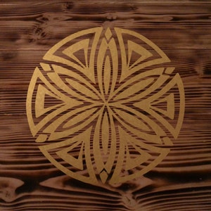 Grok Seed sacred geometry die-cut decal sticker 3x3 flower of life sticker, seed of life