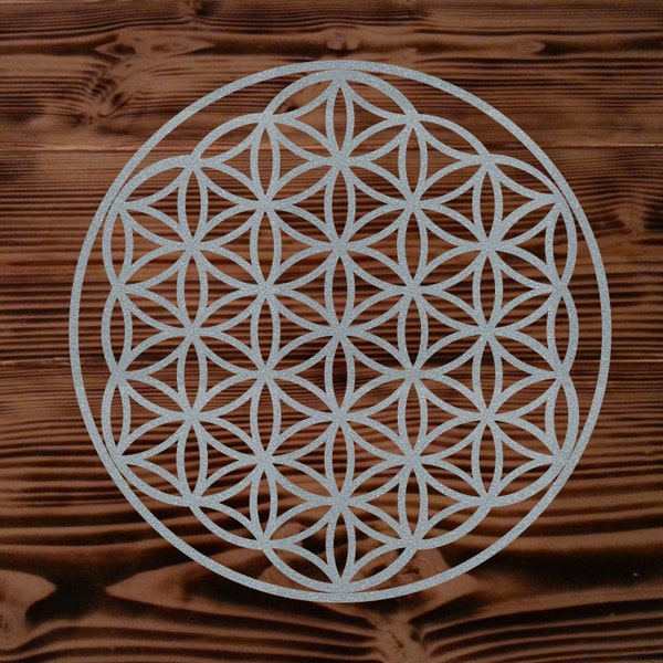 10" x 10" flower of life decal