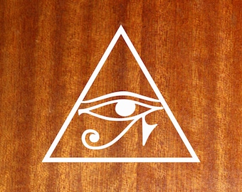 Eye of Horus  die-cut decal sticker (3&quot;x3.5&quot;)