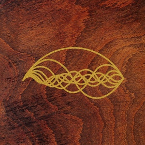 Harmonic wave length die-cut decal (4.25&quot;x2.25&quot;)