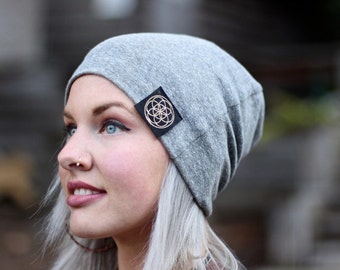 Organic made in the USA sacred beanie.