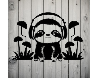 Mushroom Melodies decal 4.5" x 3.25"