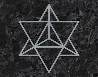 Merkaba sacred geometry 3x3.5