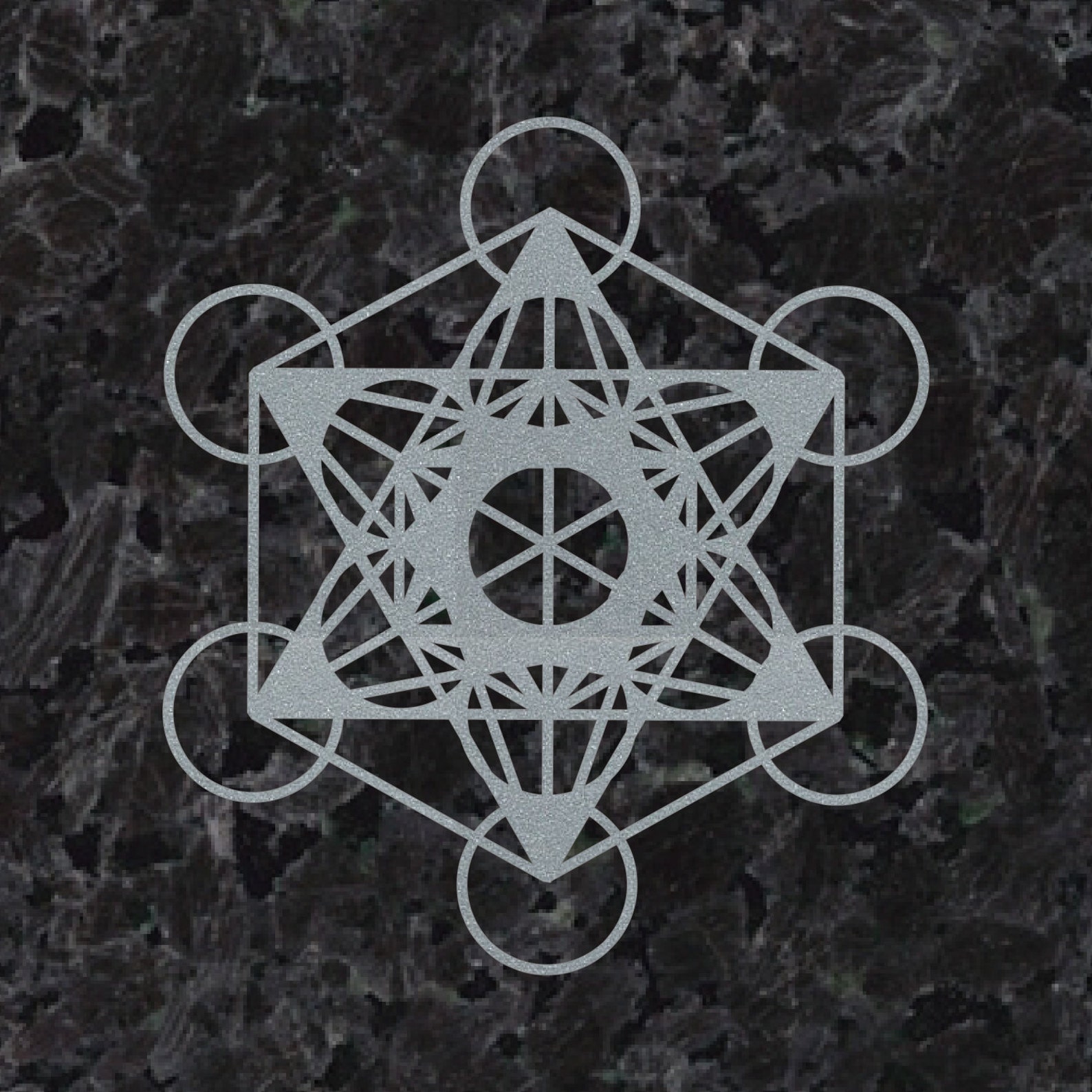 Metatron's Cube Diecut Decal 3.5x3.25 Etsy
