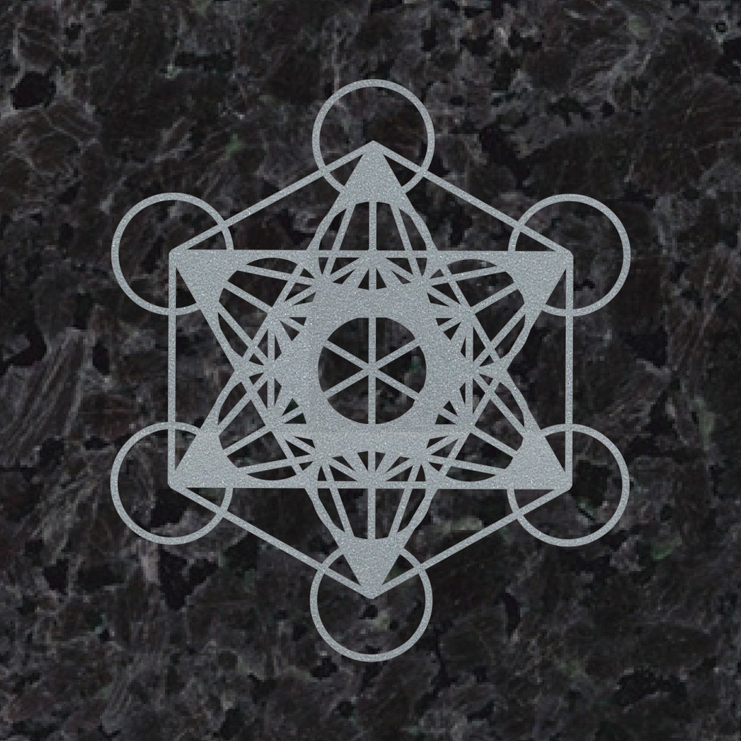 Metatrons Cube Sacred Geometry Decal Sticker 3x3 - Etsy