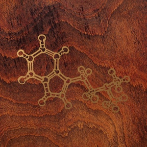 Spirt molecule die-cut decal sticker (5.25&quot;x3.5&quot;)