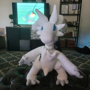 Reshiram Crochet Pattern - PDF