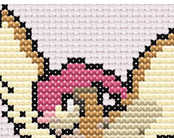 Pidgeotto Cross Stitch Pattern - PDF
