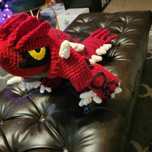 Groudon Crochet Pattern - PDF
